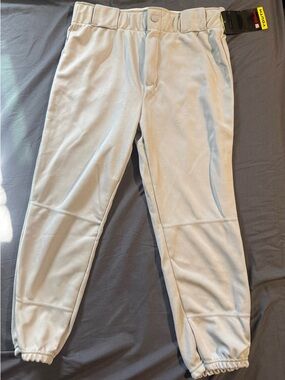 Brand New- Wilson Youth XL Gray Baseball Pants Unisex A4281 SIGR